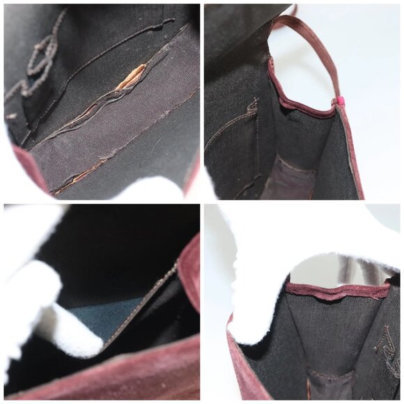 SAINT LAURENT Shoulder Bag Suede Brown Auth BA3599 - Picture 15 of 16